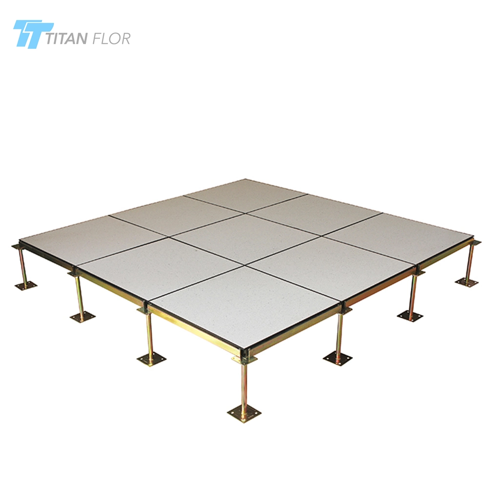 Antistatic Steel Floor Raised Floor with Surface HPL PVC Tiles