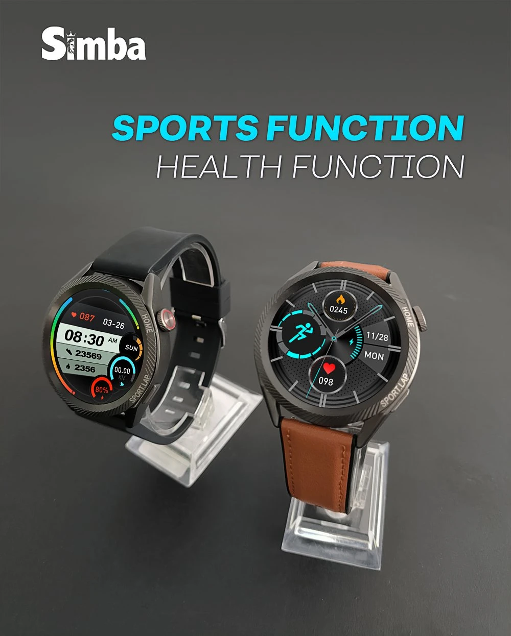Big Display Waterproof Sport Smart Watches Adventure Watches Outdoor Watch Gift Watches