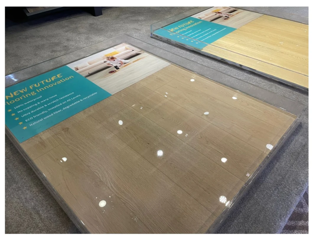 Customized Commercial Rigid Core Laminated Waterproof Spc PVC Vinyl Plank Flooring