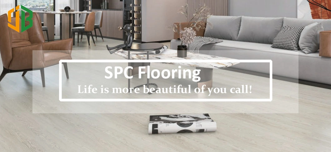 Stone Plastic Flooring 4mm 5mm 1220X184mm Home Commercial Decoration Comfortable Quality Safety Spc Flooring