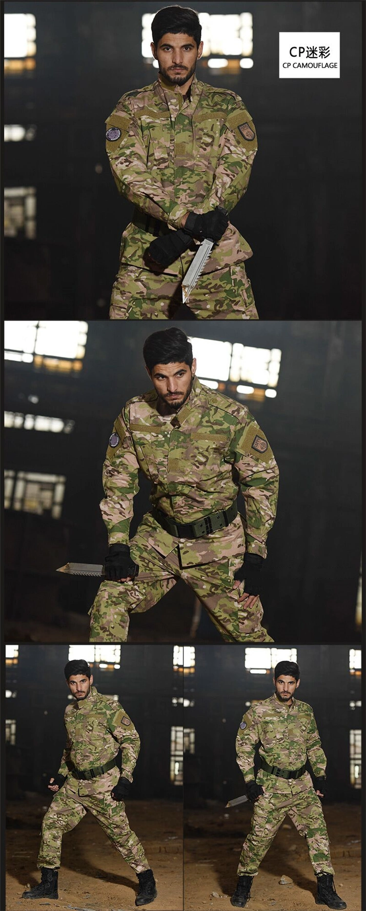 New Digital Desert Breathable Multi-Color Men Army Tactical Military Soldier Outdoor Mountaineering Hunting Sports Rip-Stop Combat Acu Camouflage Uniforms
