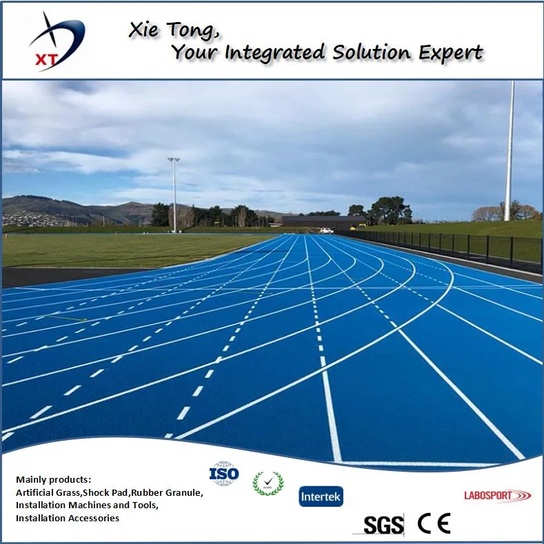 Colored EPDM Granules Safety Rubber Flooring for Fitness