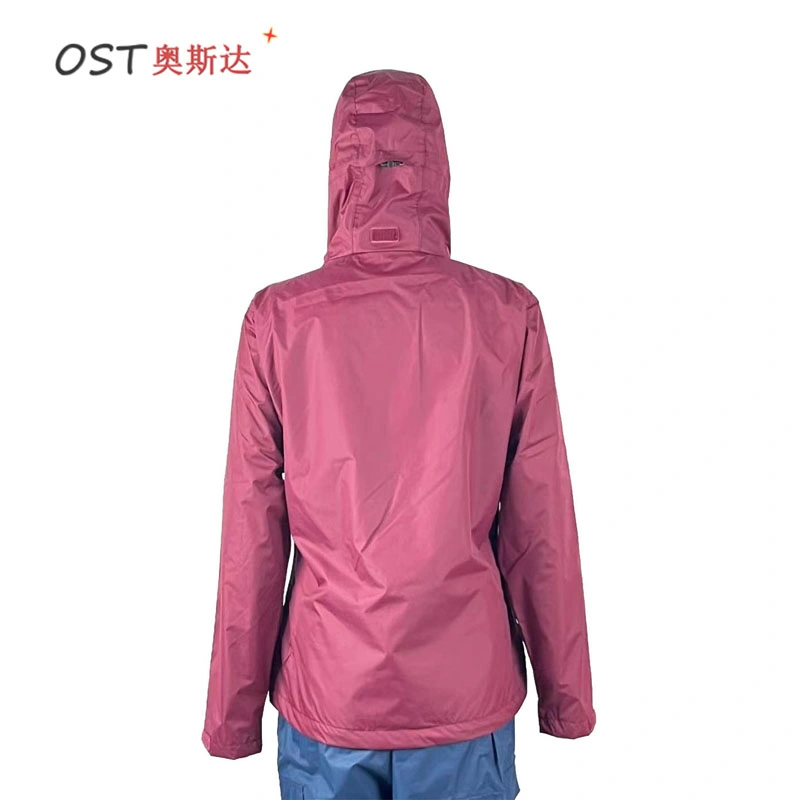 Ladies&prime; Waterproof Jacket Clothing Windbreaker Rain Jacket for Outdoor Sports