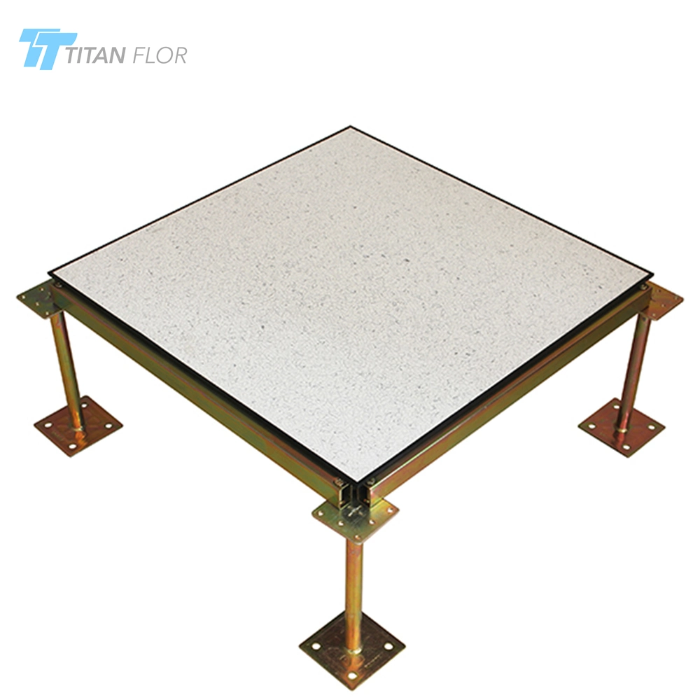 Antistatic Steel Floor Raised Floor with Surface HPL PVC Tiles