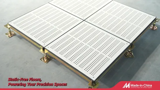 Strong Wear-Ability HPL All Steel Anti-Static Access Floor for Data Center, Computer Room, Control Room, Laboratory, Post Telegraph, Power Control Center, Works