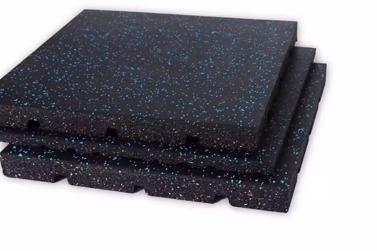 Eco-Friendly Kids Safety Rubber Tile Outdoor Playground Backyard Flooring