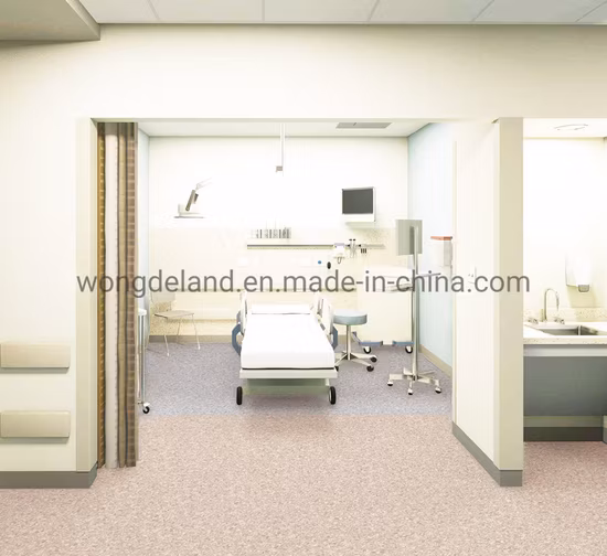 Wear Resistance High Quality Anti-Static Homogeneous Hospital PVC Vinyl Roll Flooring