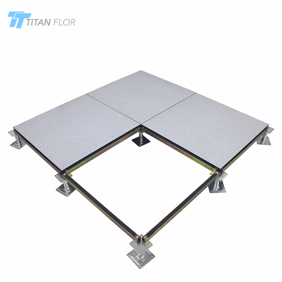 Antistatic Steel Floor Raised Floor with Surface HPL PVC Tiles